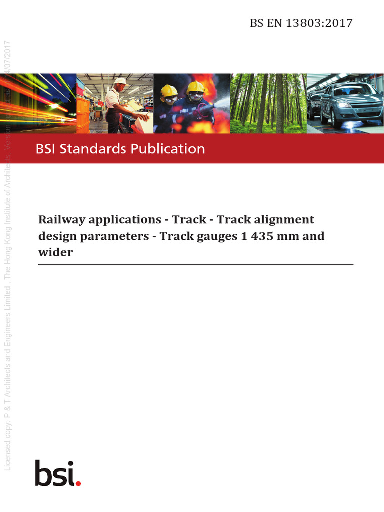 Track Alignment Design Parameters EN 13803 | PDF