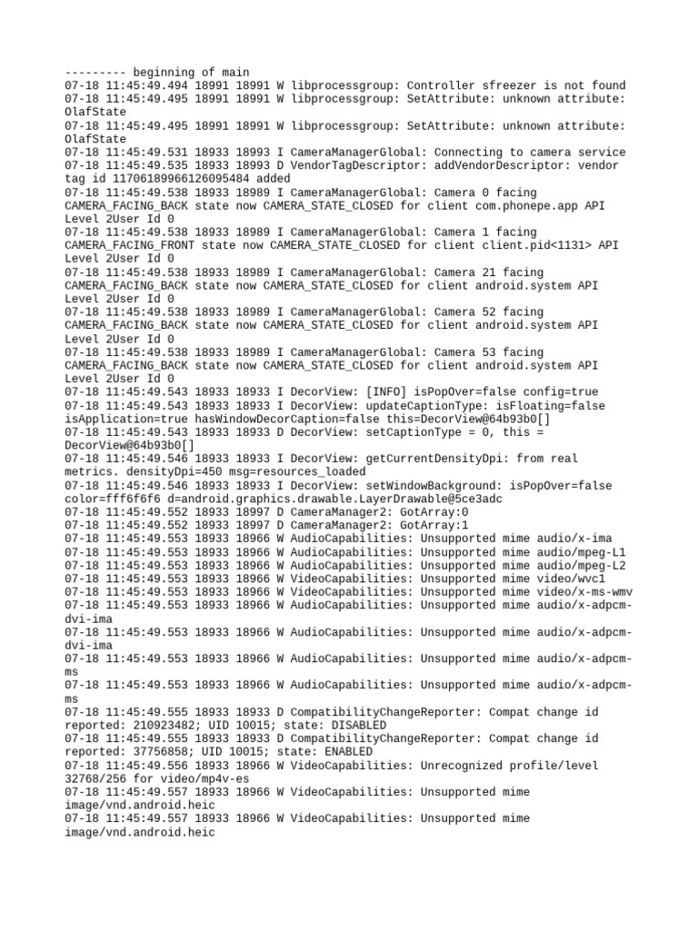 Log Cat 1752819349412 | PDF | Computing Platforms | Software
