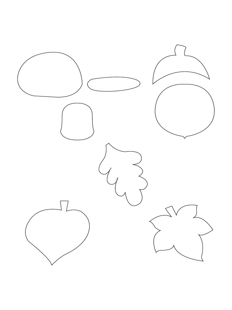 Fall Garland Template | PDF