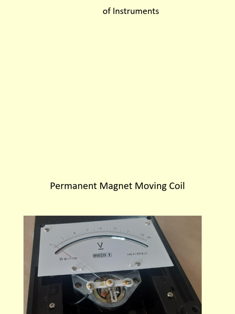 Types of Indicating Instruments | PDF