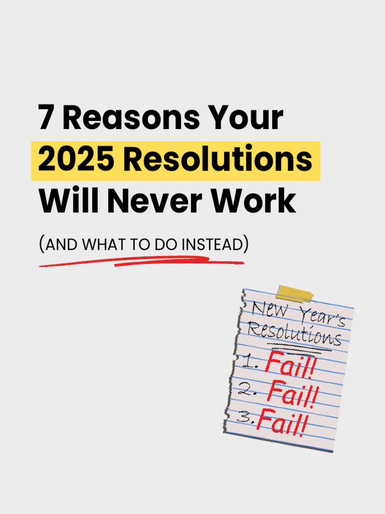 Fixing New Year Resolutions Failures | PDF | Motivation | Motivational