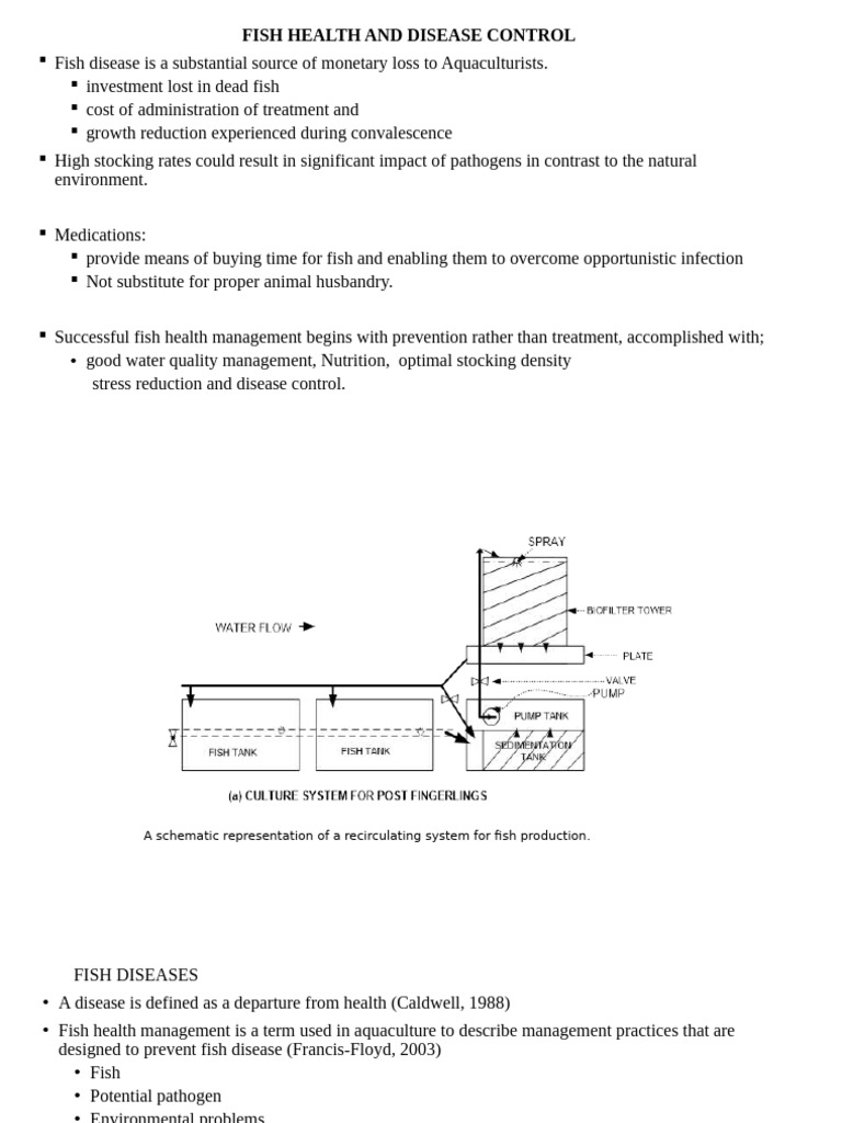 Fish Health Management and Disease Control | PDF | Pathogen | Stress ...