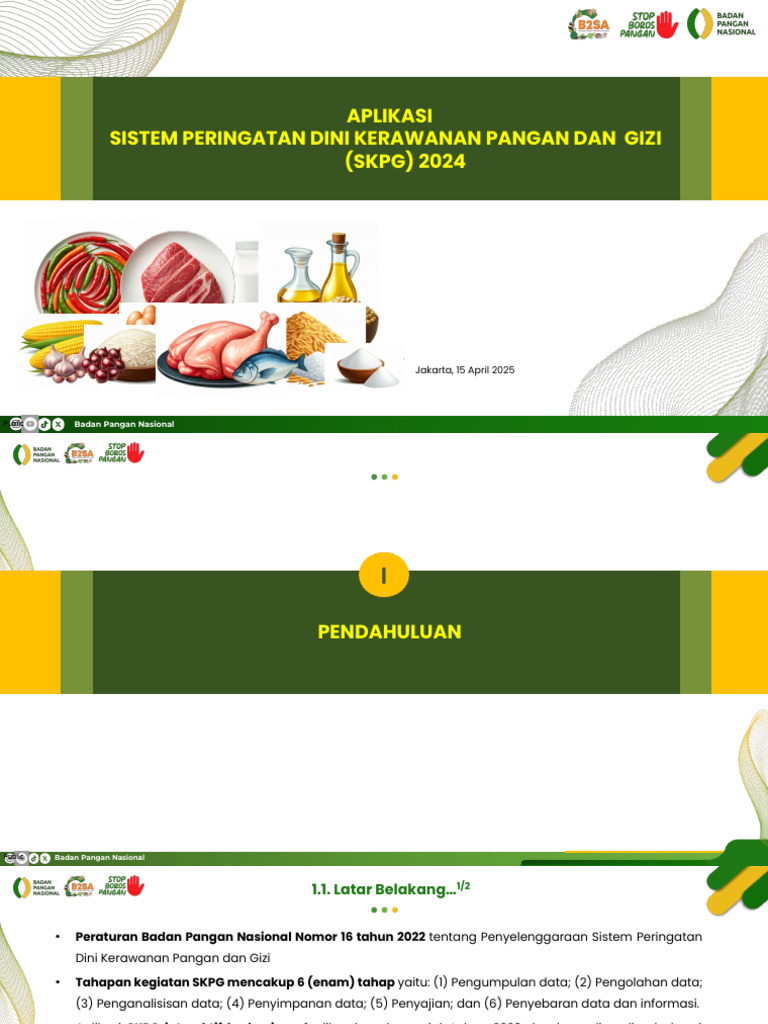 Aplikasi SKPG: Peringatan Kerawanan Pangan | PDF