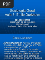 A Sociologia de Durkheim 52
