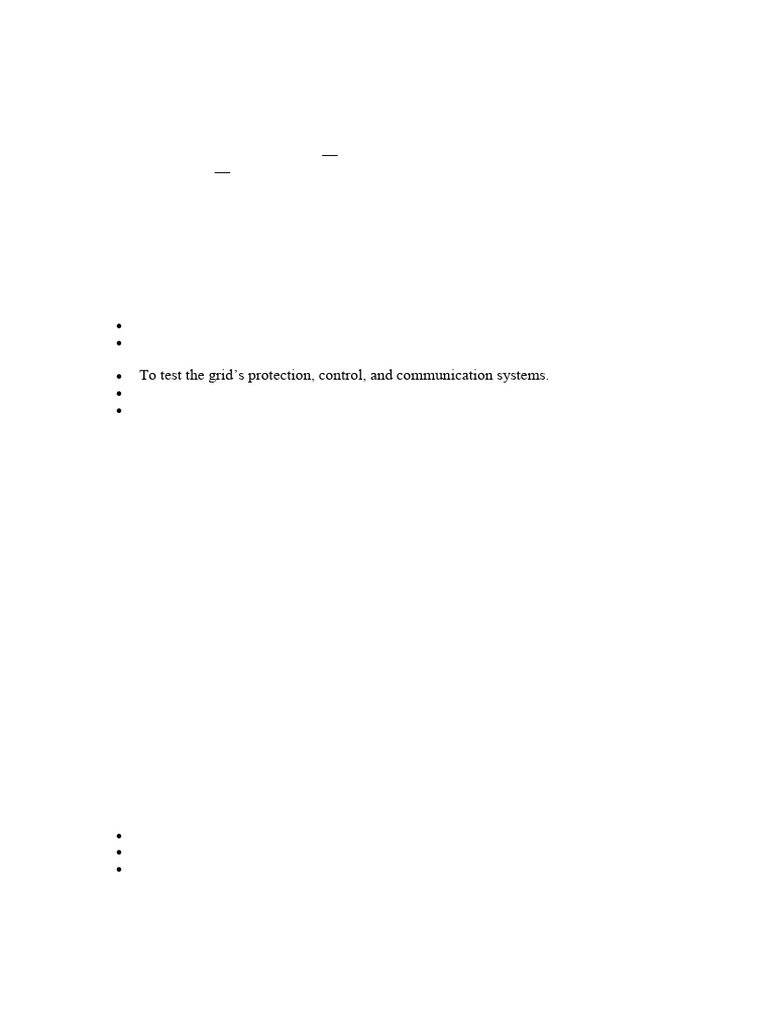 Testing and Commissioning of A Power Grid | PDF | Transformer ...