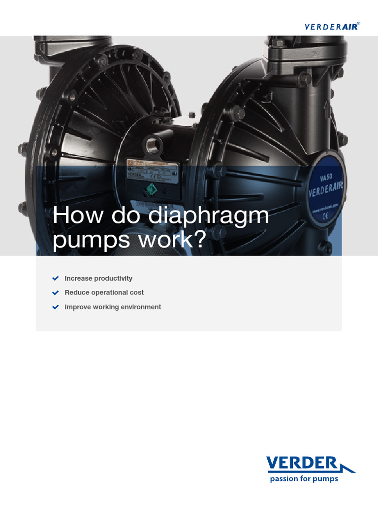 Diaphragm Pump Operation Explained | PDF | Pump | Valve