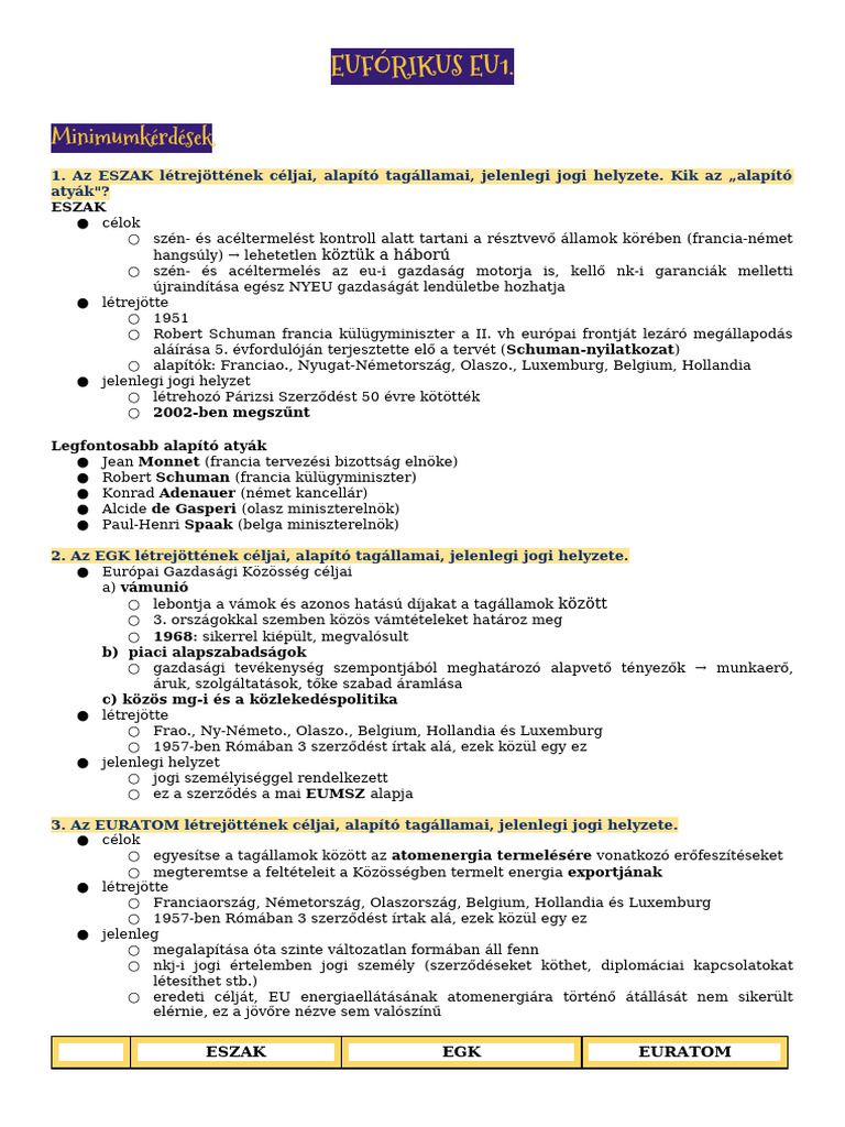 Eufórikus EU1 | PDF