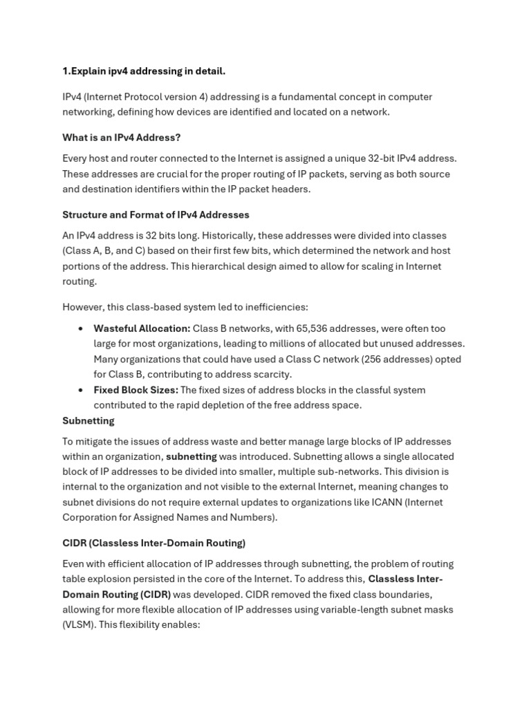 Understanding IPv4 and IPv6 Addressing | PDF | I Pv6 | Ip Address
