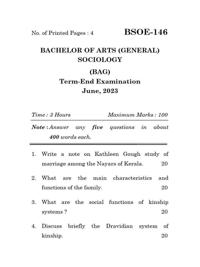 Bsoe 146 | PDF