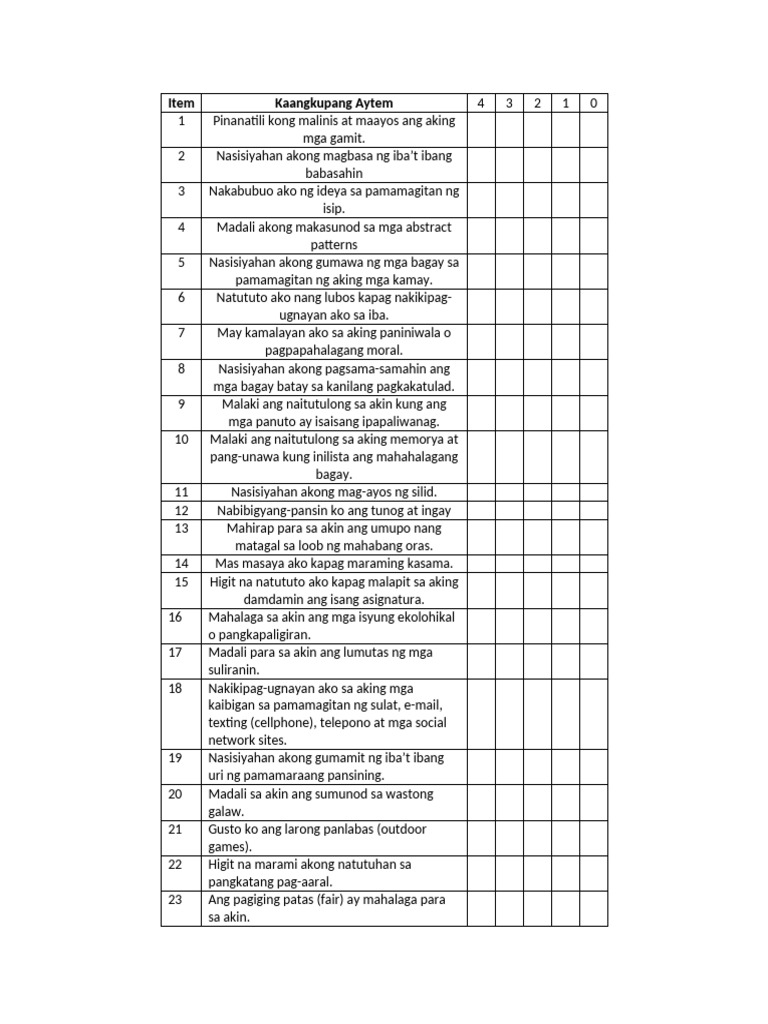 Item | PDF
