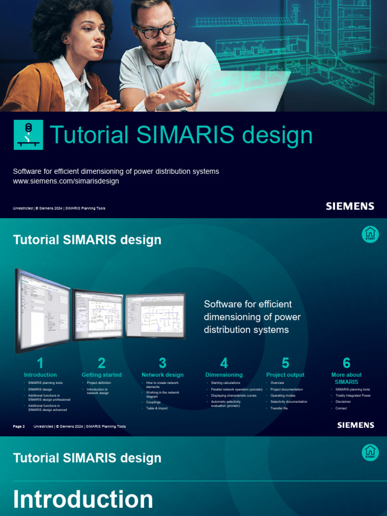 SIMARIS Design Tutorial Overview | PDF | Power Supply | Electricity