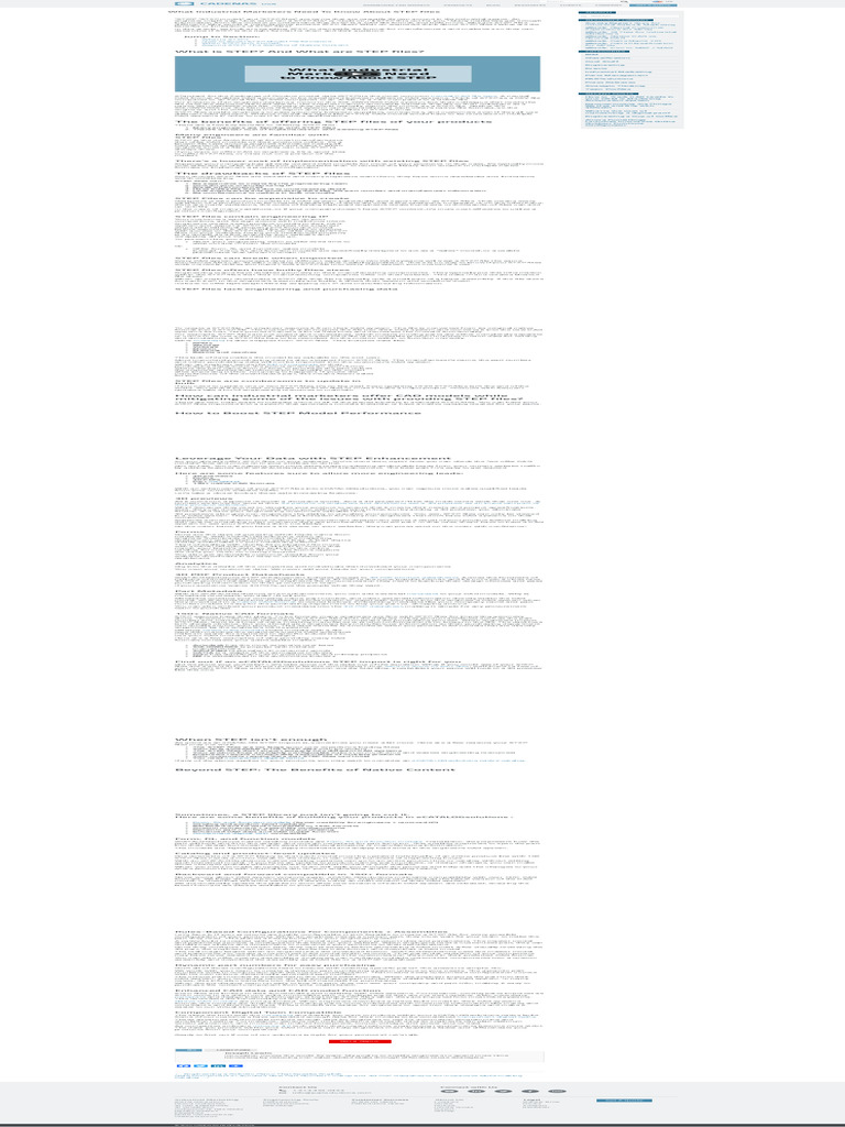 Understanding STEP Files for Industrial Marketing | PDF | Computer ...