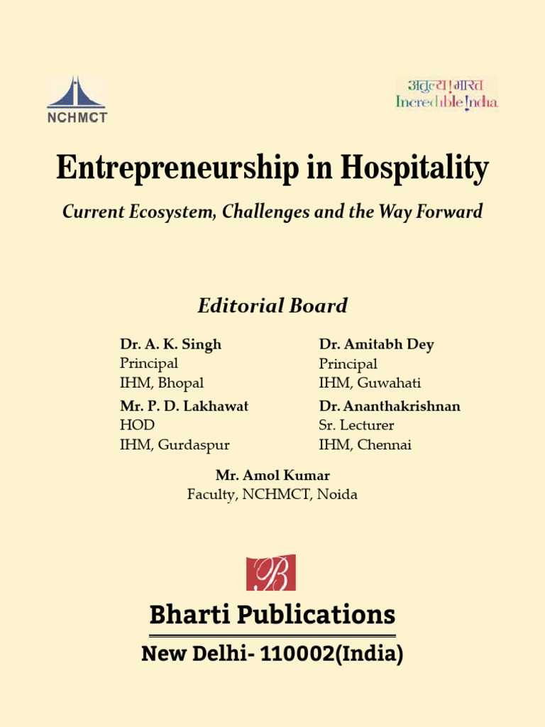 Entrepreneurship in Hospitality Insights | PDF | Entrepreneurship | Tourism