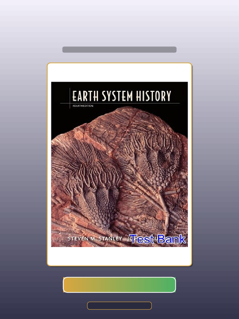 Earth System History 4th Edition Stanley Fast Access | PDF
