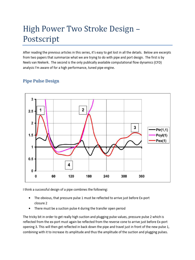 High Power Two Stroke Design | PDF | Engines | Vehicle Parts