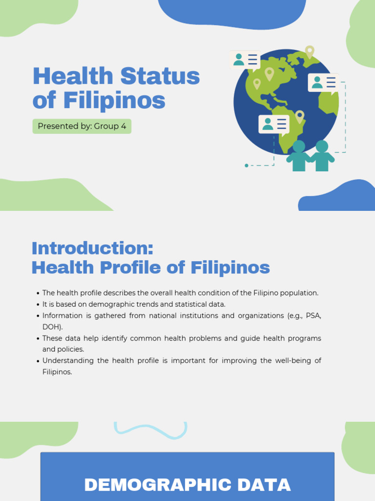 Health Status of Filipinos (2018-2023) | PDF | Demography | Mortality Rate