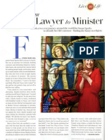 From Lawyer to Minister - O Magazine December 2010