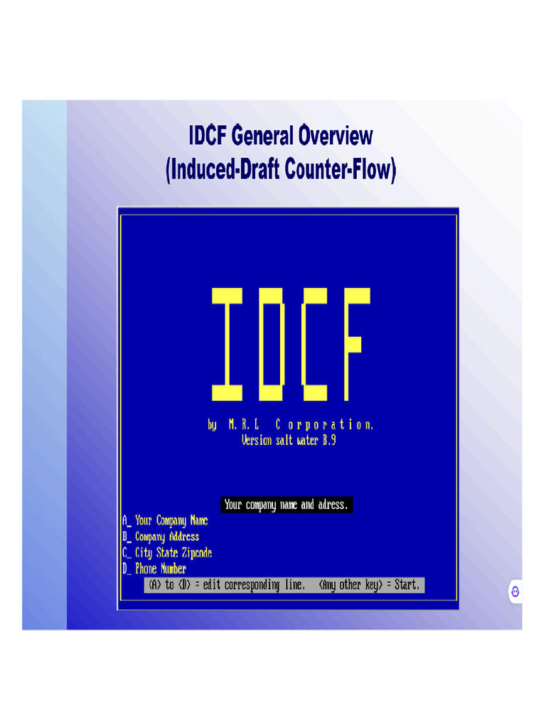 IDCF Rating Software Instructions - Rev8 | PDF