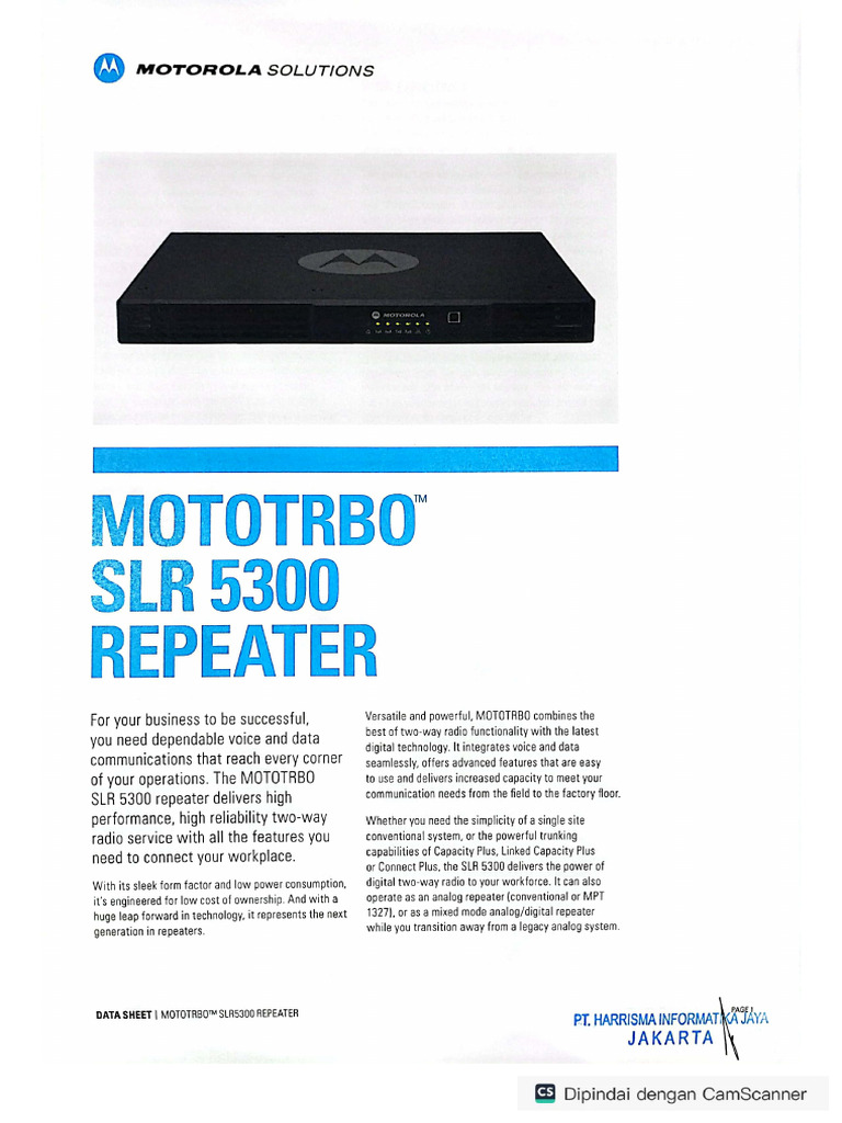 Brochure SLR 5300 | PDF