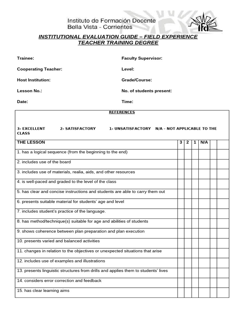 Lesson Observation Sheet 2022 - 060348 | PDF | Learning | Cognition