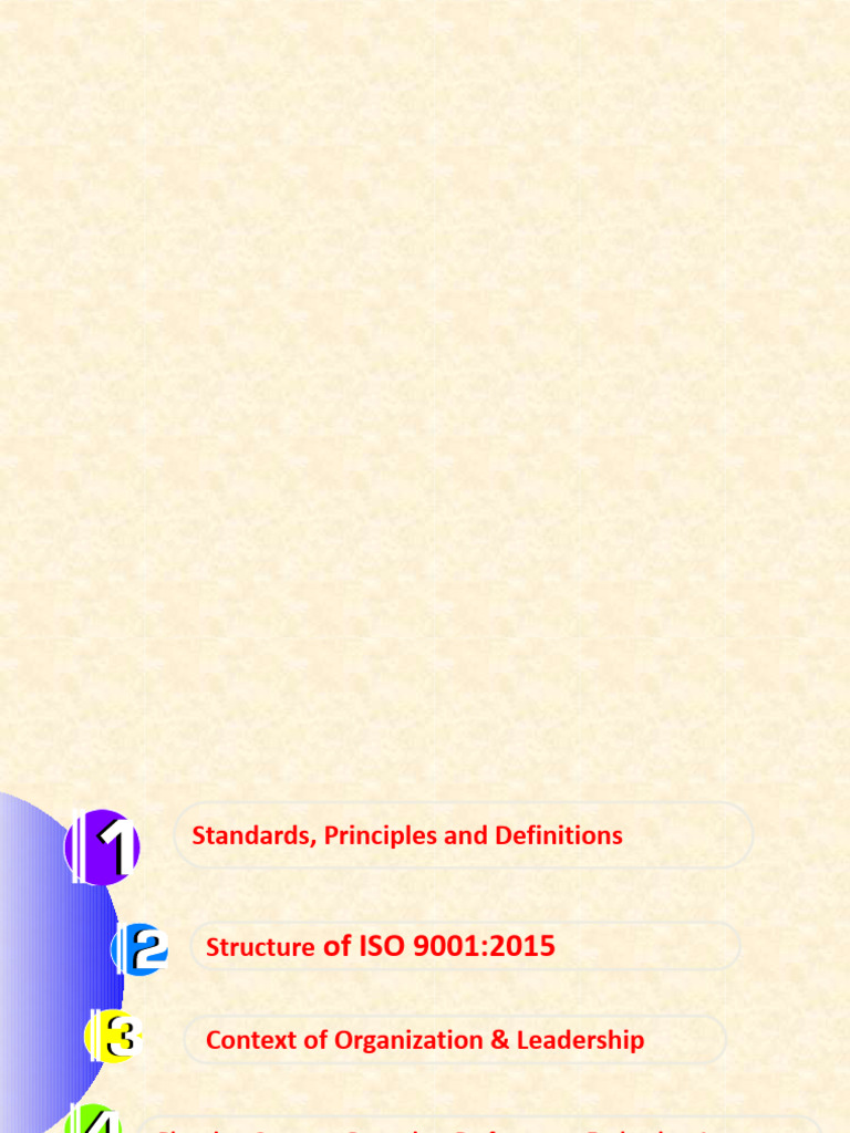 ISO 9001:2015 Awareness Training Guide | PDF | Quality Management ...