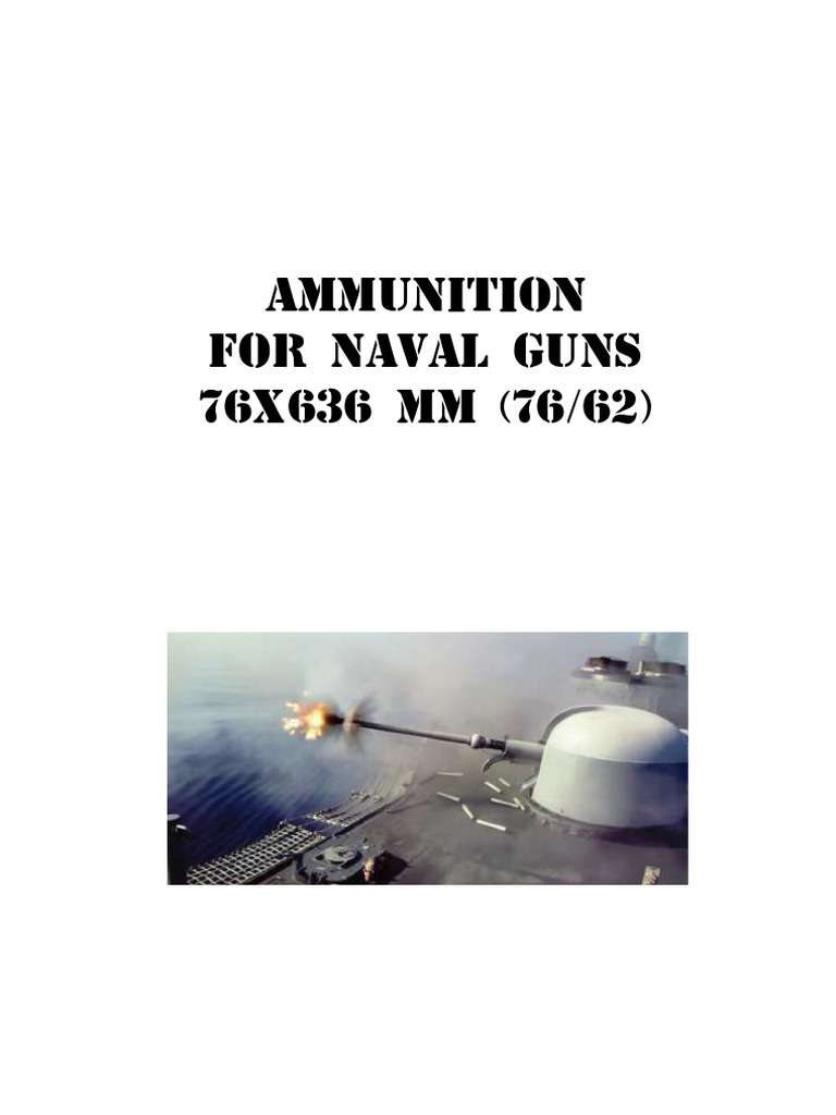 76 mm Naval Gun Ammunition Overview | PDF