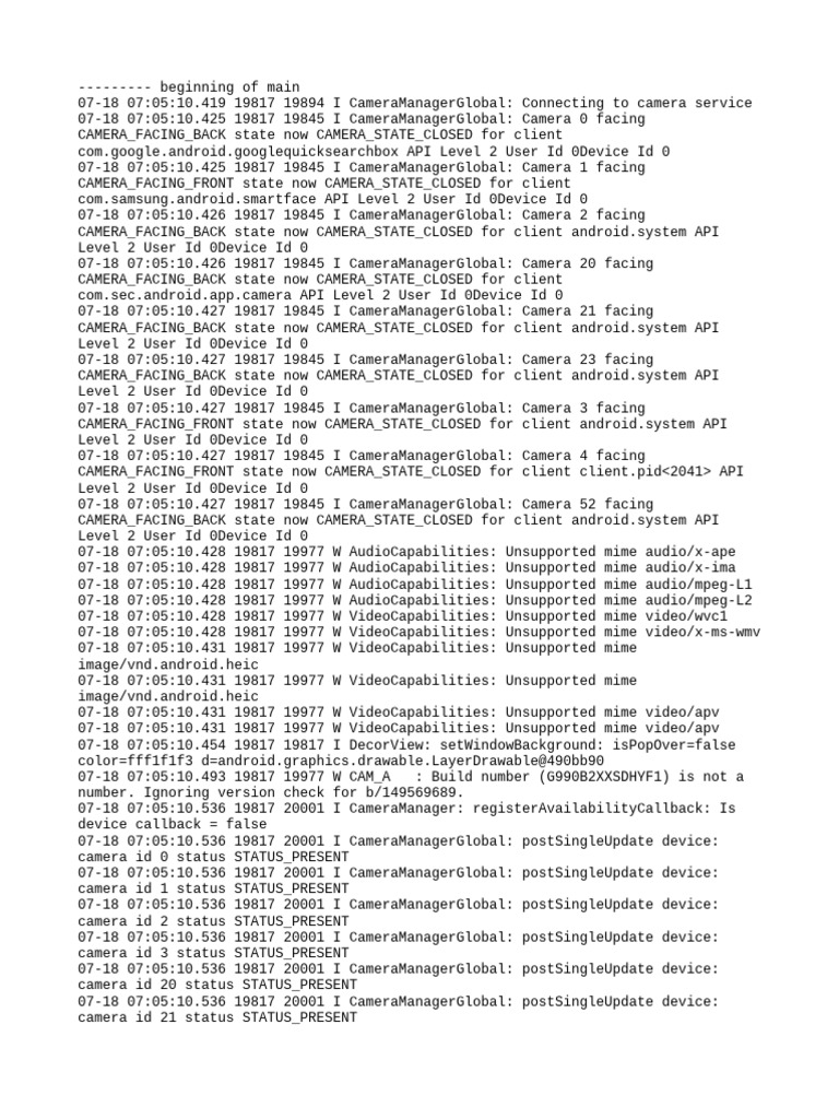 Log Cat 1752802510309 | PDF | Computing | Computer Programming