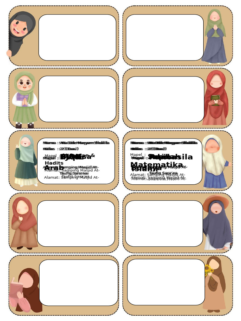 Label Buku Maryam | PDF