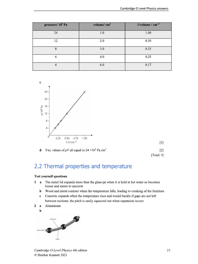 Thermal Properties & Temperature | PDF