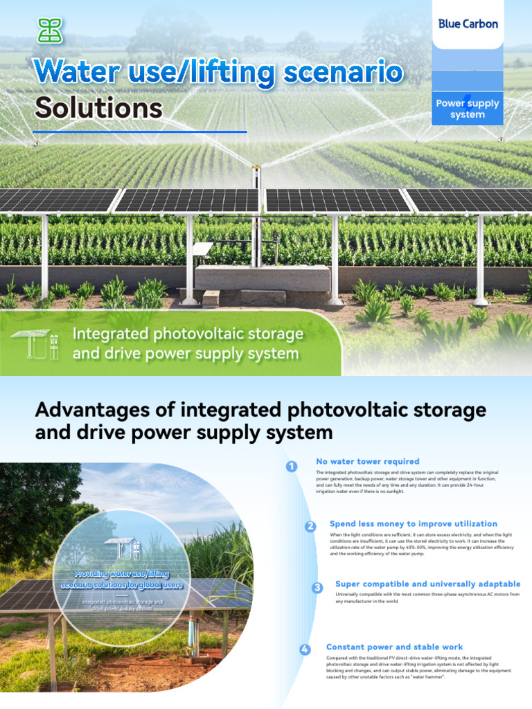 Integrated Solar Water Pump Solutions | PDF | Photovoltaics | Power Supply