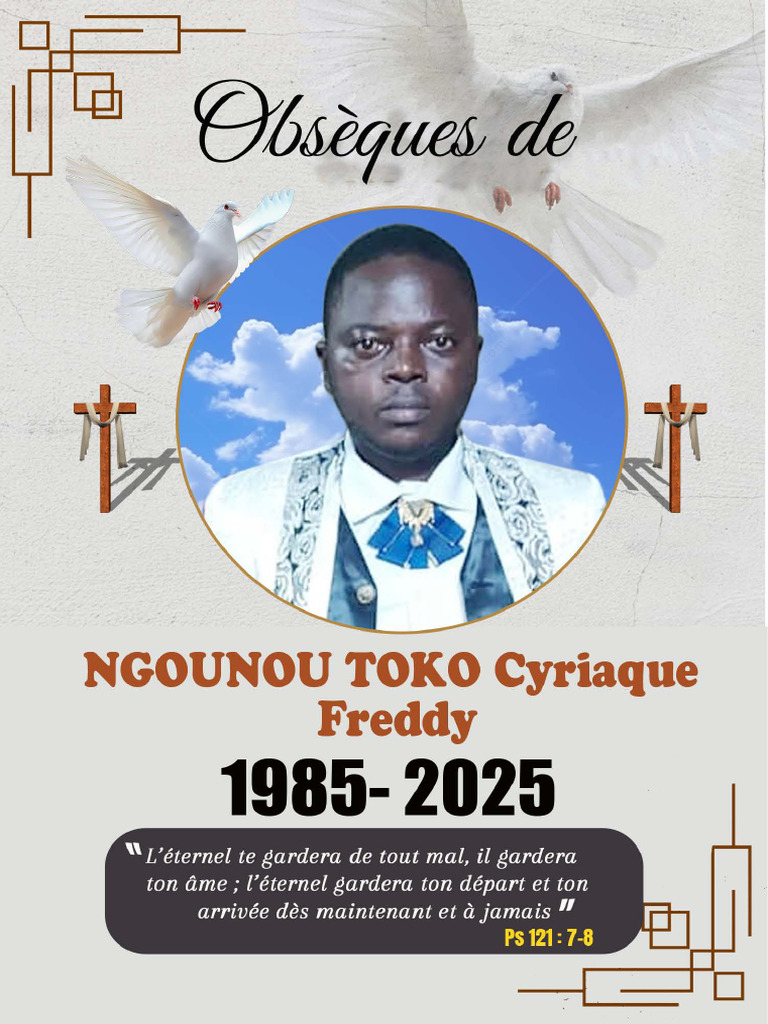 Programme Des Obsèques de Monsieur NGOUNOU TOKO | PDF
