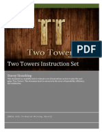 Document Usability Test for Two Towers (Cardgame) Website