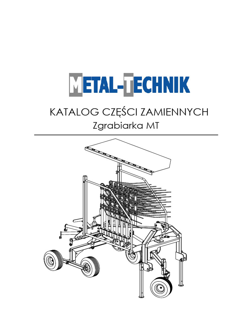 Metal-Technik Rake Spare Parts Catalogue | PDF