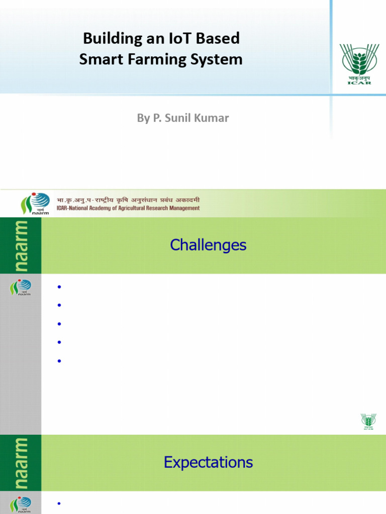 Building IoT Based Smart Farming System (Sunil Kumar) | PDF | Internet ...