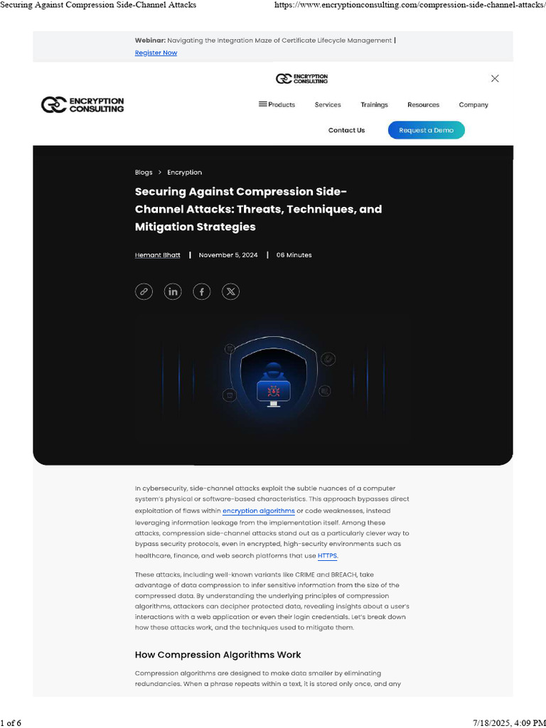 Ref D-Securing Against Compression Side-Channel Attacks Threats ...