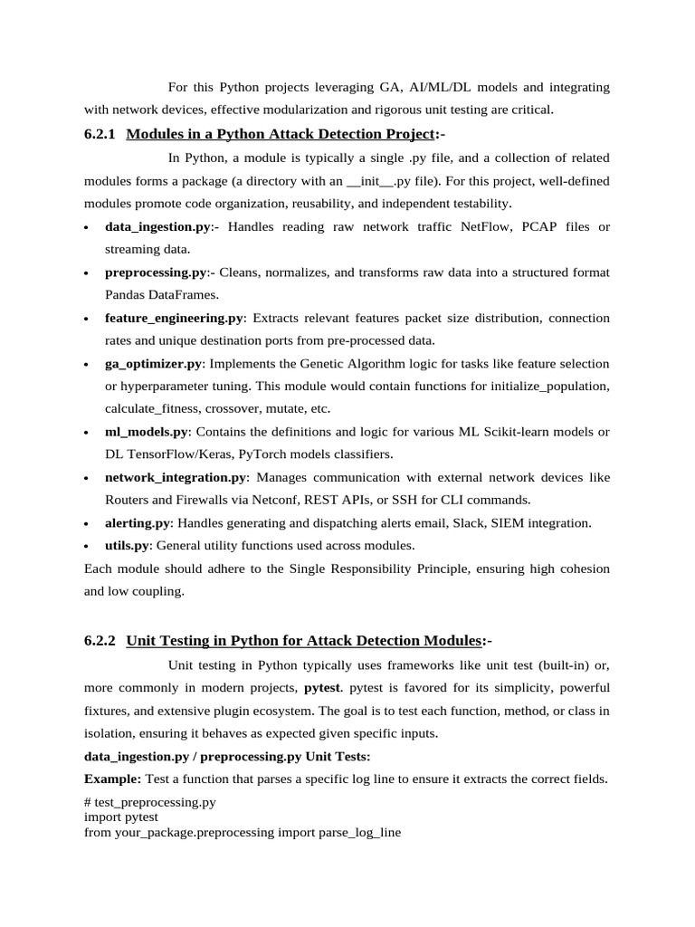 Python Attack Detection Project Modules | PDF | Computer Network ...