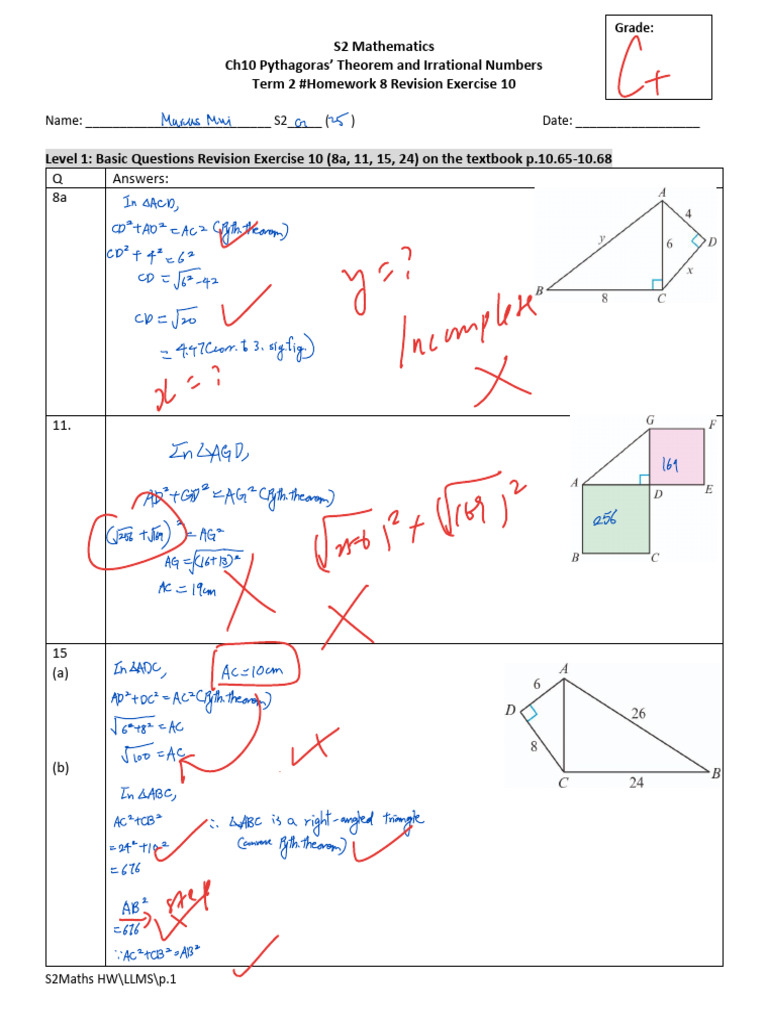 2024-25 f2-g Math - 2g25 Mui Ka Yui 梅家睿 (24-25) - math All Chapter Hw | PDF
