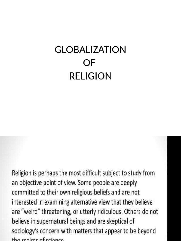 Globalization of Religion 2 | PDF