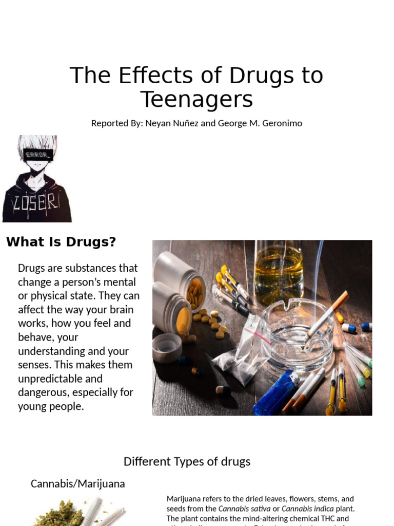 Impact of Drugs on Teenagers | PDF | Substance Abuse | Cannabis (Drug)