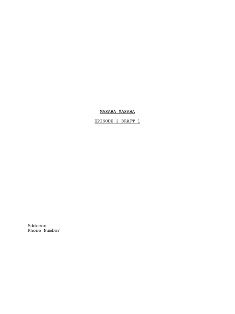 MMS2 Ep 2 - Final Draft | PDF