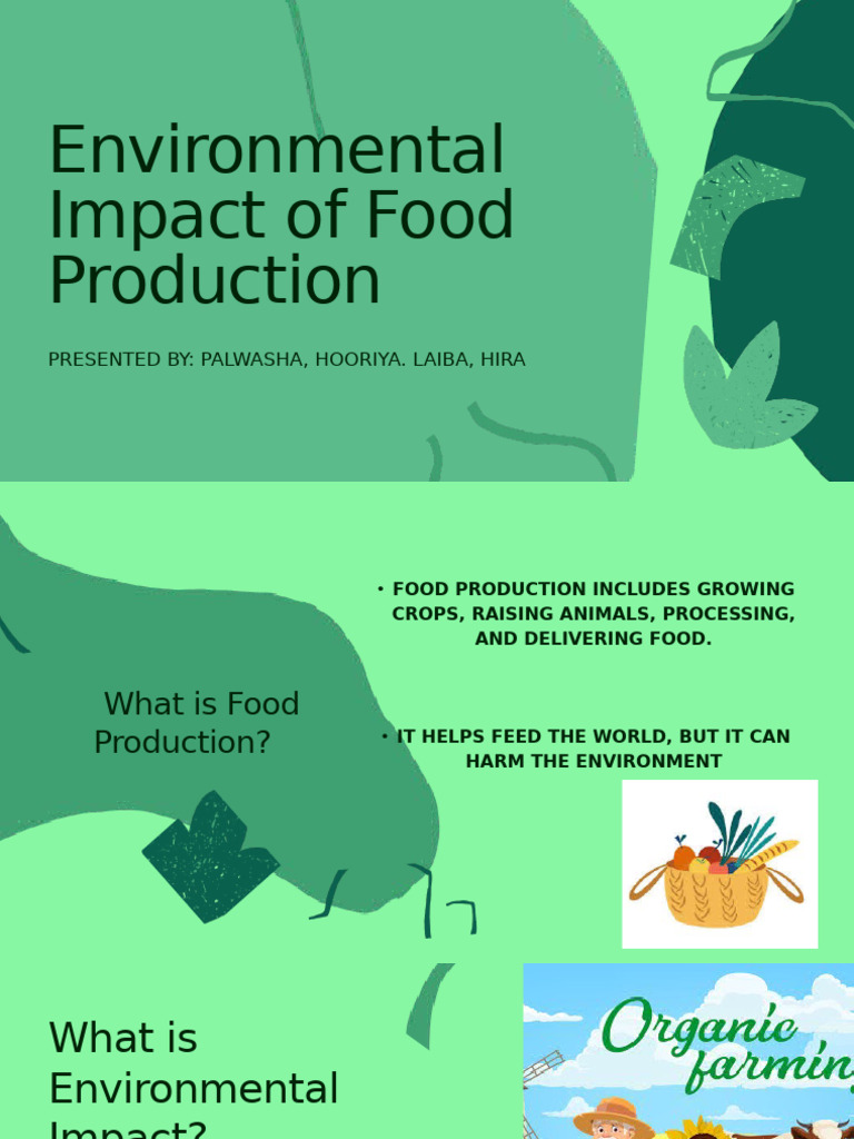 Environmental Impact of Food Production | PDF