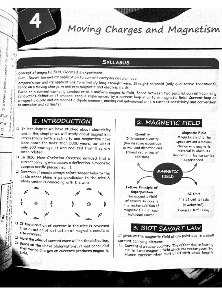 Physics CH Magnet and Magnetism Notes | PDF