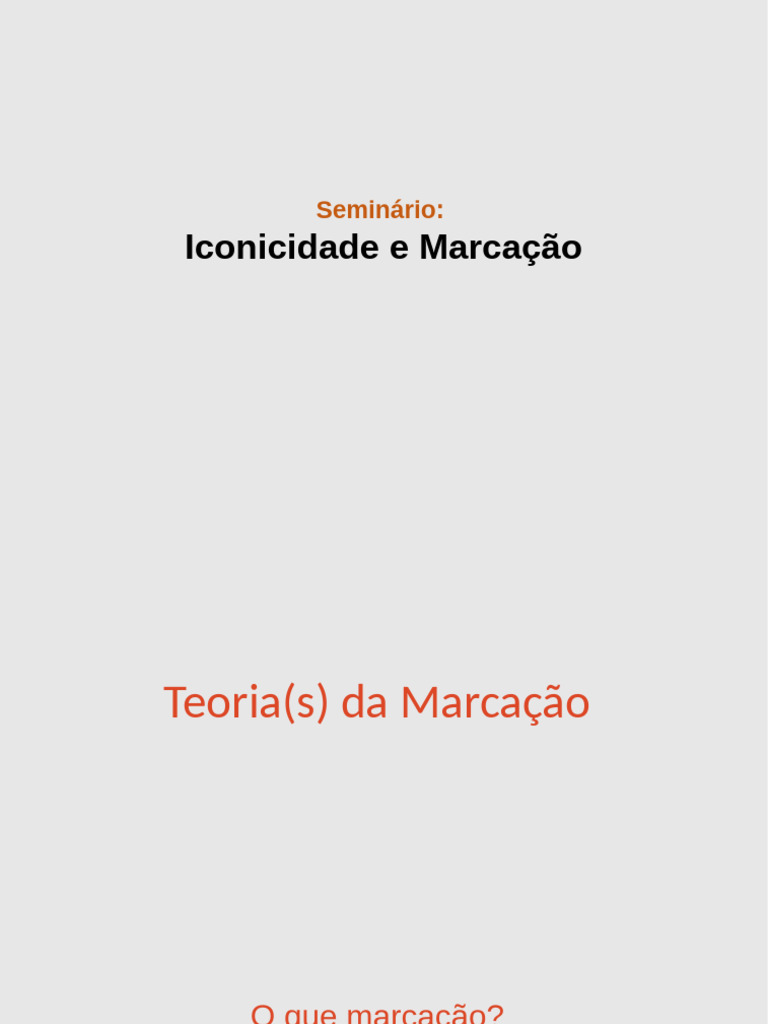 Seminário_Iconididade&Marcaçao | PDF | Semiótica | Noam Chomsky
