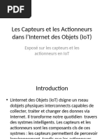 Capteurs et Actionneurs dans l'IOT | PDF | Internet des objets | Capteur