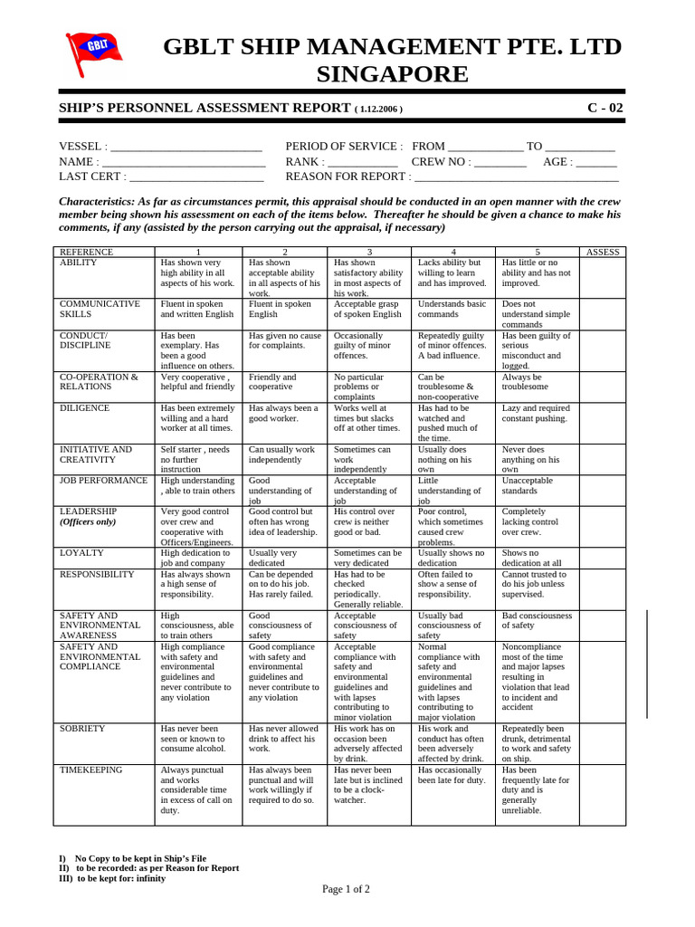 Ship Personnel Assessment Report | PDF | Consciousness