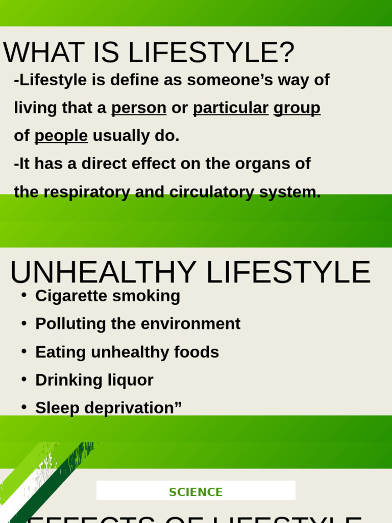 Effects of Lifestyle On The Functioning of Respiratory and Circulatory ...