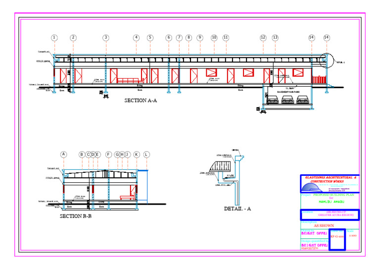 Section A-A: Filling Basement Car Park Earth Filling Earth Filling | PDF