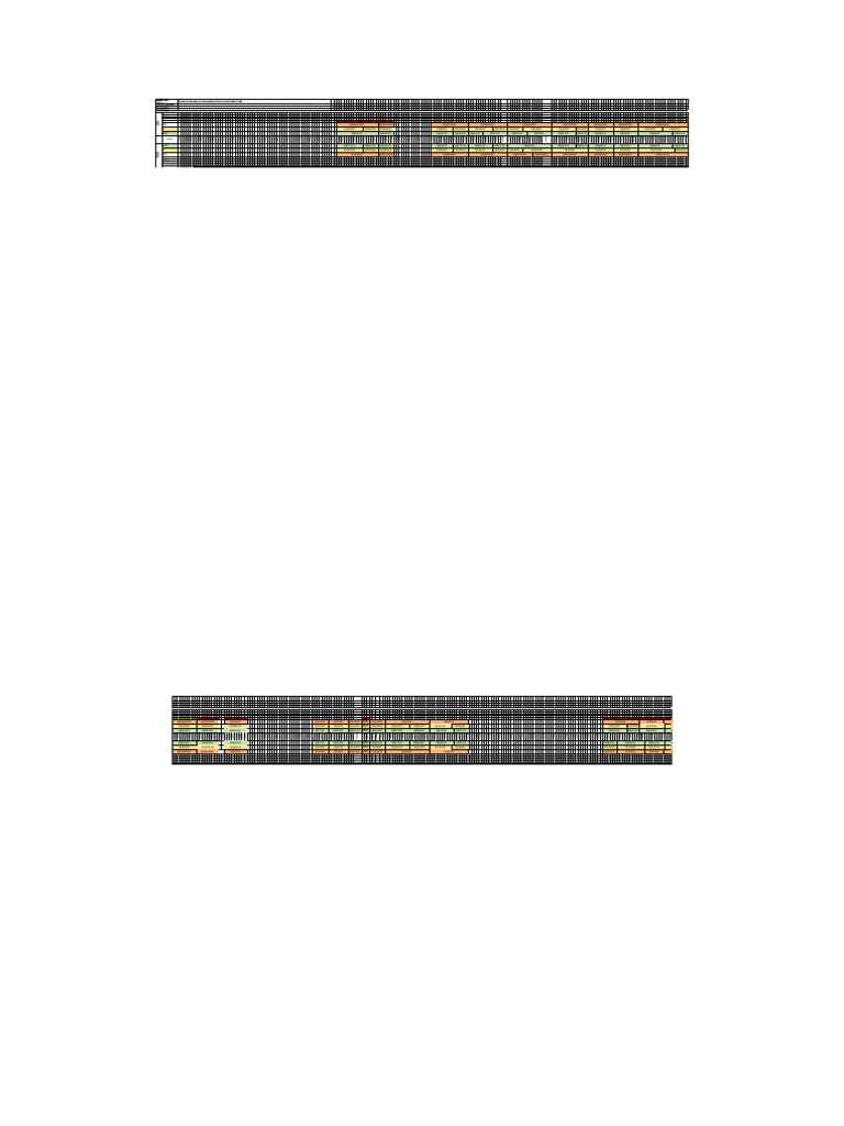Highway Project Strip Chart Overview | PDF | Construction Management ...