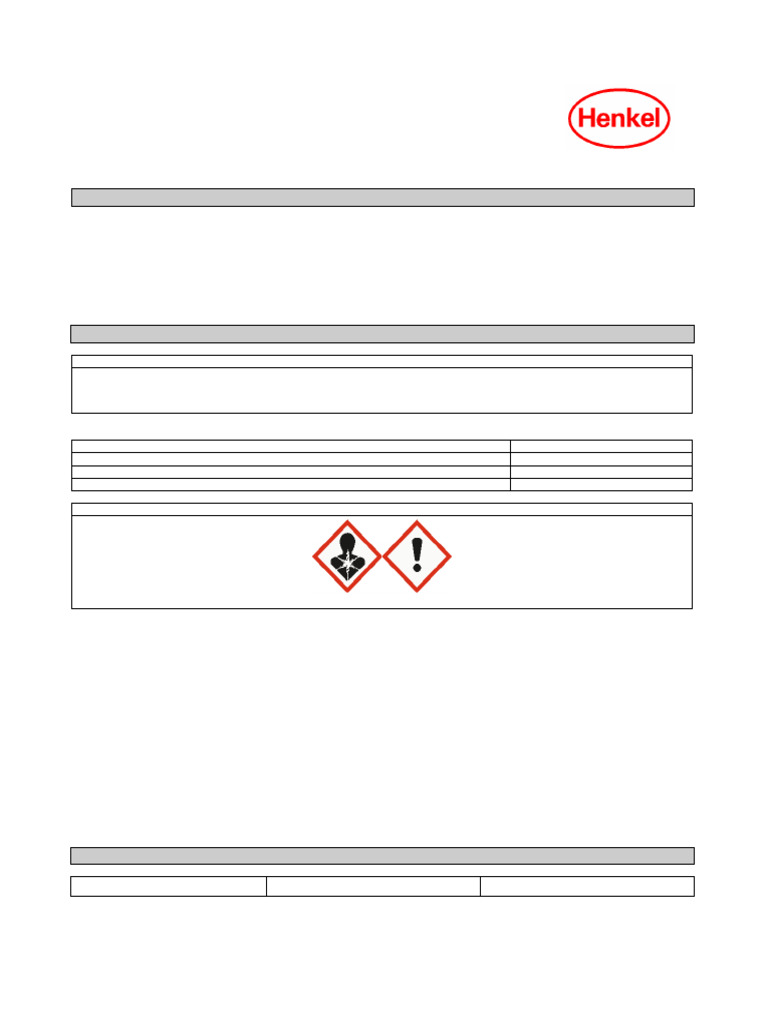 Loctite SI 5910 Flange Sealant SDS | PDF | Dangerous Goods | Formaldehyde