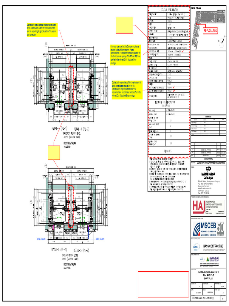 110310-C.5.2.6-Z03-LIFT-003 (1) - R0 - ASA Reviewed 240511 | PDF ...